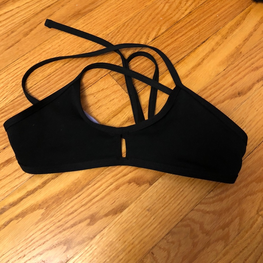Jolyn black vent top